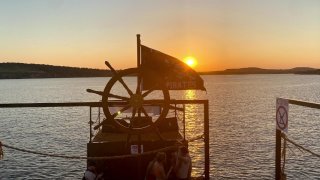 An engineering student is living out his dream by building a pirate ship on Possum Kingdom Lake.