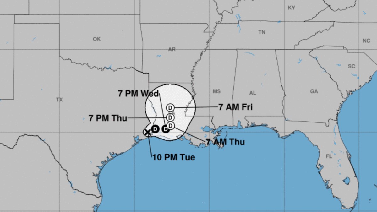 Nicholas degrades to tropical depression way to Louisiana – Telemundo Houston