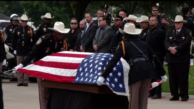 Dan último adiós agente que murió en la línea del deber en Houston