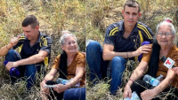 Anciana de 82 años cruza el río Bravo junto a su nieto para llegar a EEUU
