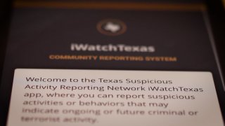 iWatch lets people anonymously report suspicious activity.