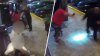 En video: guardias confrontan a hombre enmascarado y armado en entrada de club nocturno