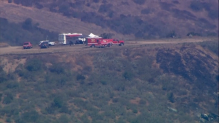 Sky Ranger 7 shot video of the crash scene on Friday morning