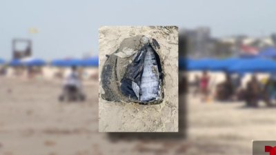 Autoridades rescatan paquete que contenía presuntos narcóticos en playa de Galveston