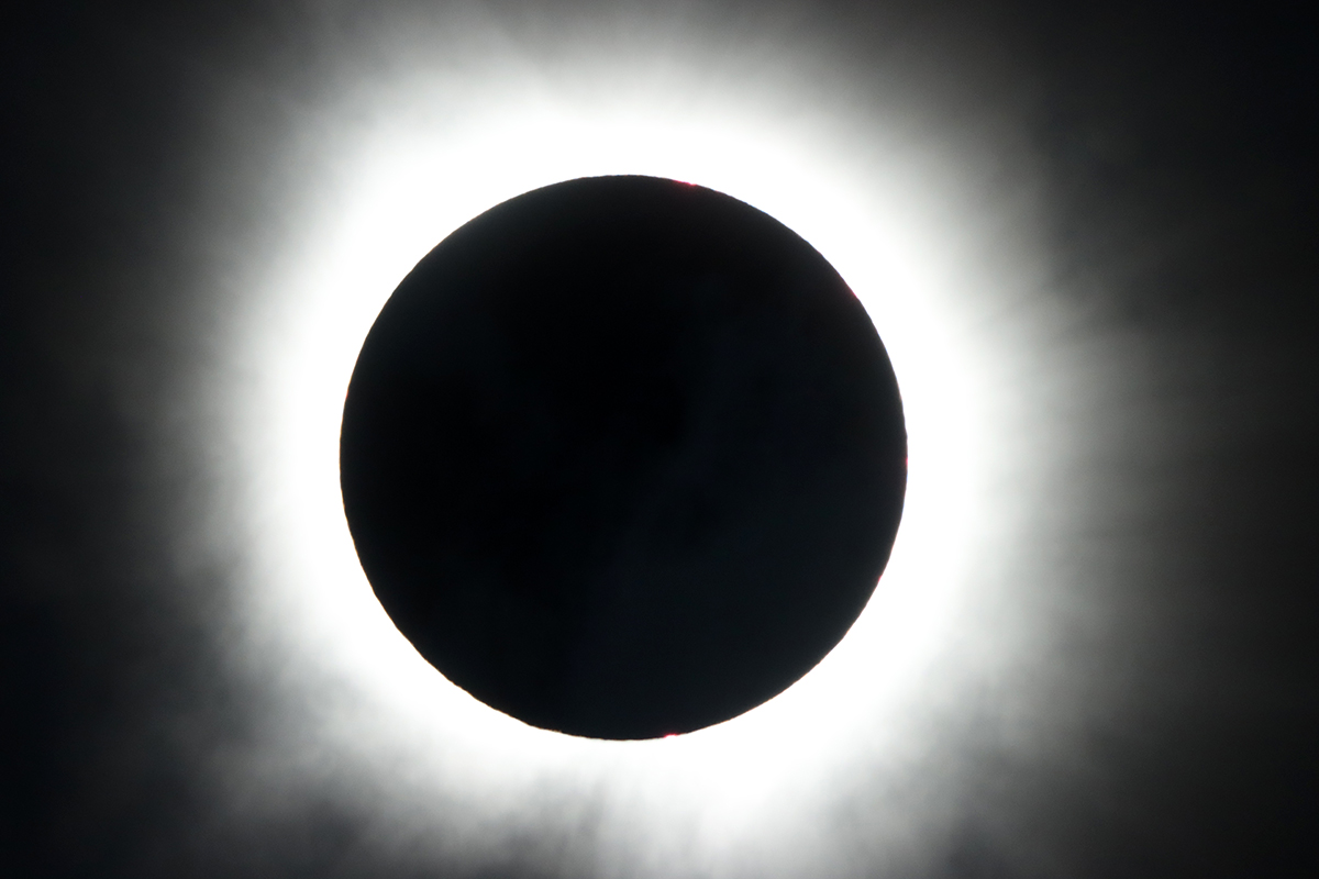 En fotos: eclipse solar total en Texas