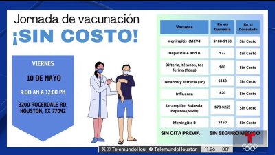 Consulado de México en Houston ofrecerá vacunación gratuita