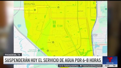 Suspenden servicio de agua en Pasadena por 8 horas