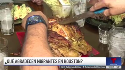 Inmigrantes viven su primer Día de Acción de Gracias en Houston