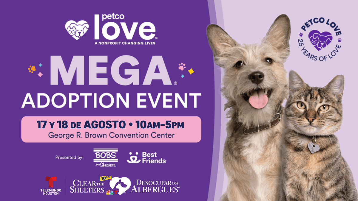 Petco Love Mega Adoption Event en Houston – Telemundo Houston