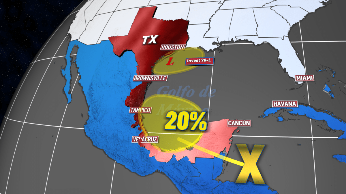 Merger of tropical systems in the Gulf of Mexico could be a threat to Texas – Telemundo Houston