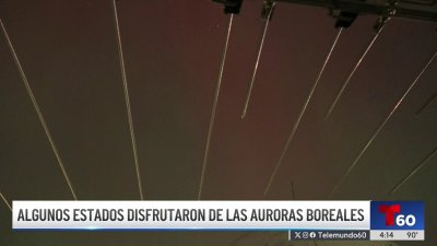 Espectáculo en el cielo: visible la aurora boreal en áreas del centro de Texas