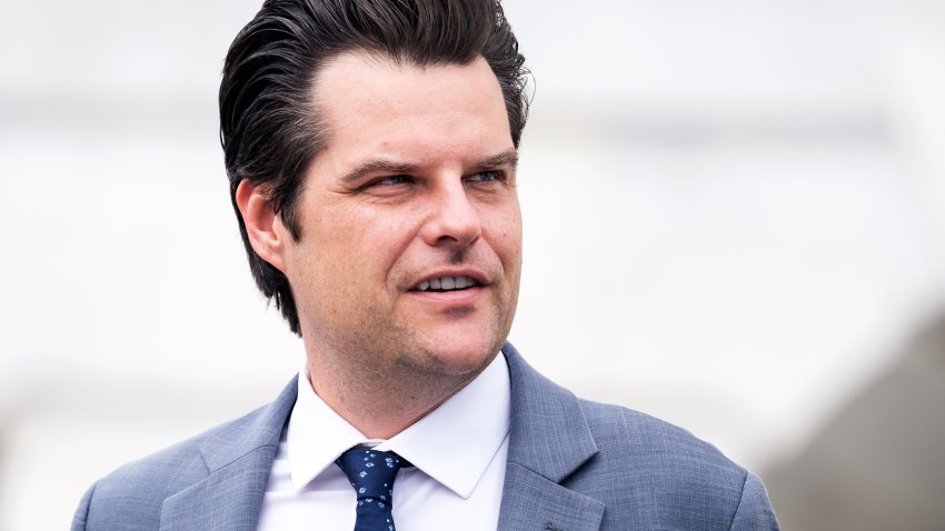 UNITED STATES – JULY 25: Rep. Matt Gaetz, R-Fla., is seen outside the U.S. Capitol after the last votes before the August recess on Thursday, July 25, 2024. (Tom Williams/CQ-Roll Call, Inc via Getty Images)