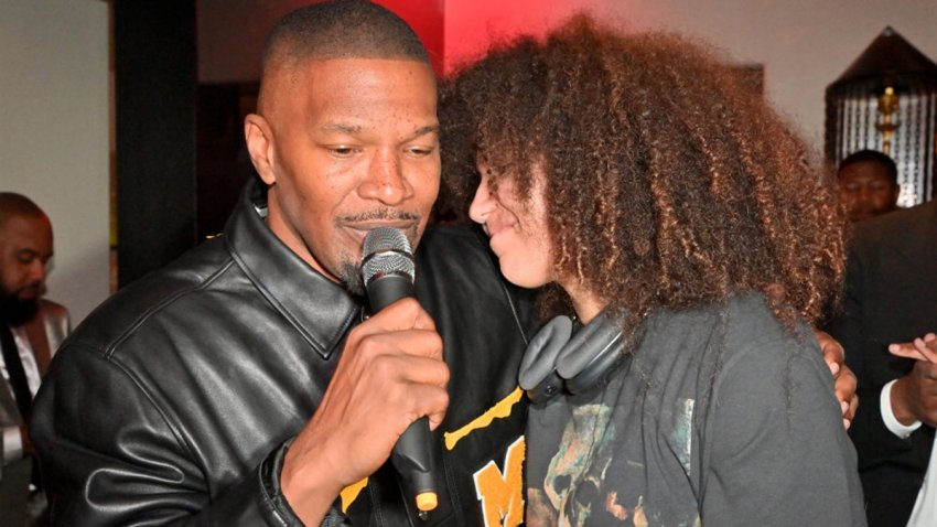 LOS ANGELES, CALIFORNIA – DECEMBER 10: (L-R) Jamie Foxx and Anelise Foxx attend the Jamie Foxx Strong Black Legends Dinner // What Had Happened Was… at Mr. Chow on December 10, 2024 in Los Angeles, California.  (Photo by Jerod Harris/Getty Images for Netflix)