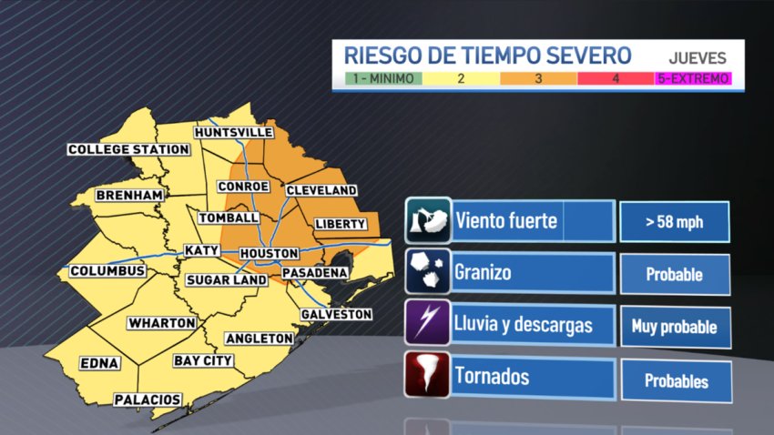 Las autoridades meteorológicas aumentaron el nivel de riesgo este jueves en la mañana.