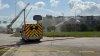 Reportan incendio de gran magnitud en la I-10 y Sheldon al este de Houston