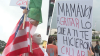 Hijos de padres detenidos en redadas migratorias protestan en Houston