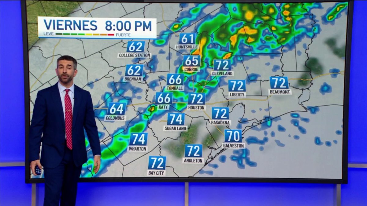 Le front continue de traverser le sud-est du Texas – Telemundo Houston