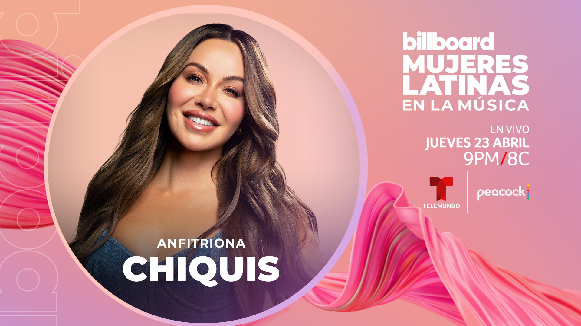 Chiquis será la anfitriona de Billboard Mujeres Latinas en la Música 2026