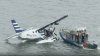 Hidroavión con ocho personas a bordo realiza brusco acuatizaje en Nueva York