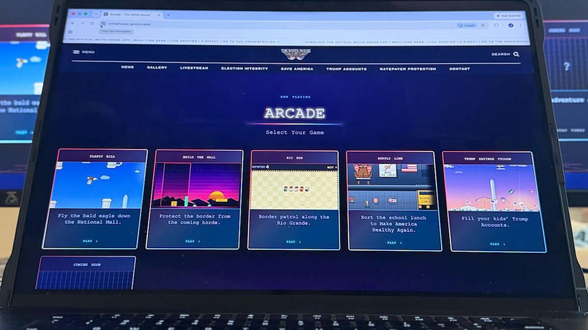 Sitio web de la Casa Blanca estrena 5 videojuegos que promueven agenda de Trump