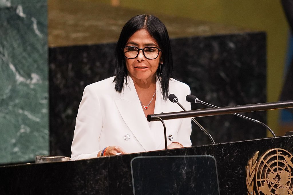 Delcy Rodríguez dice que habrá elecciones en Venezuela en su discurso ante la ONU