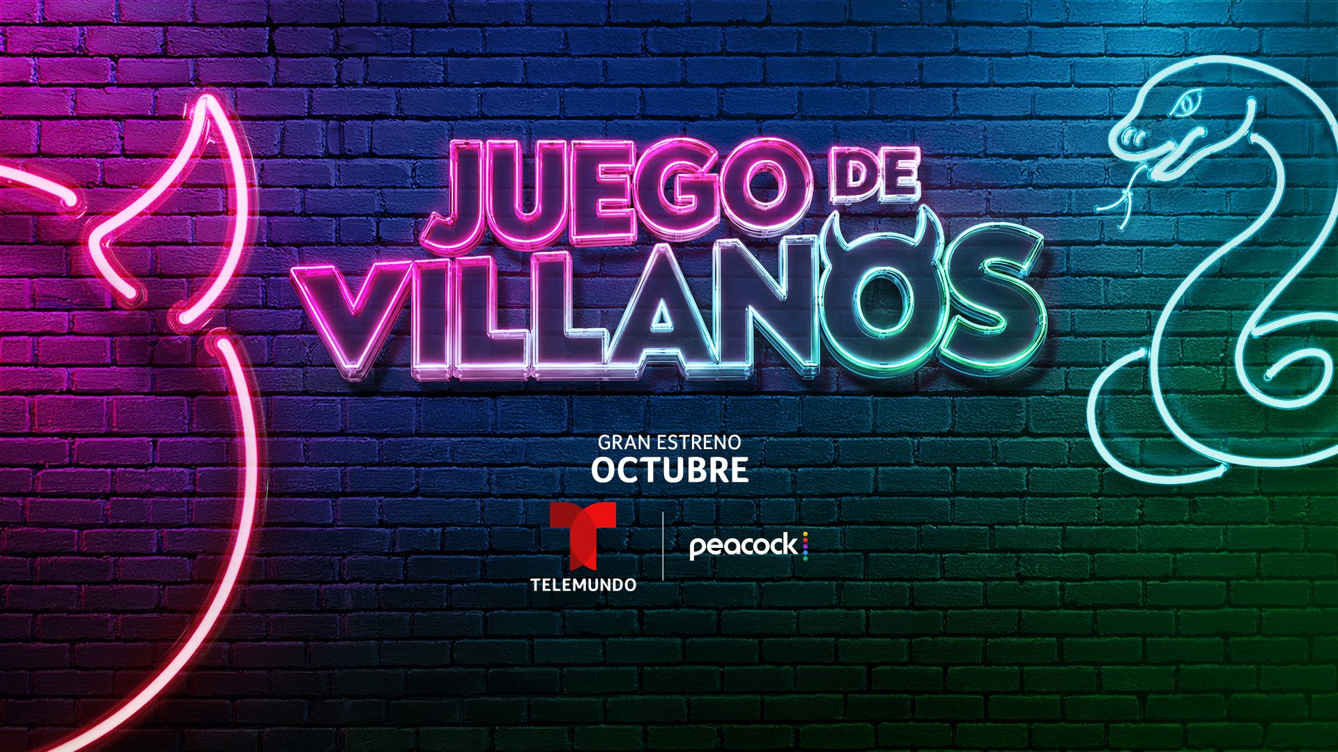 Llega Juego de Villanos, el nuevo reality de Telemundo que estrena en octubre