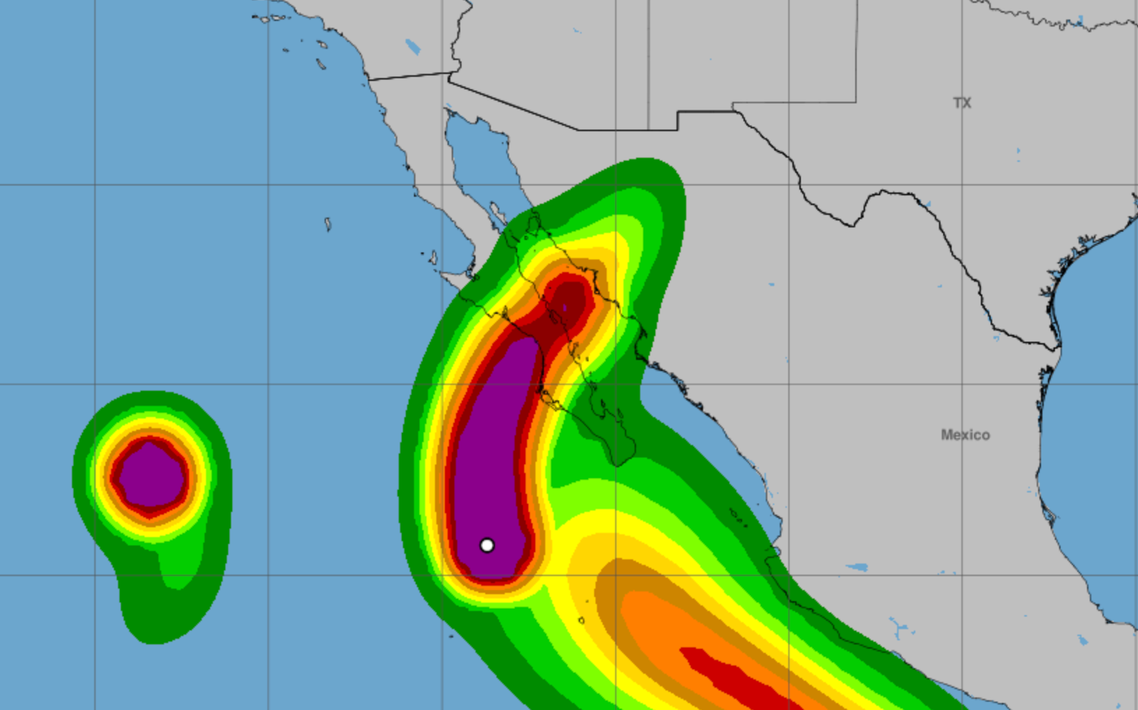 El poderoso huracán Polo avanza hacia Baja California y amenaza con inundaciones
