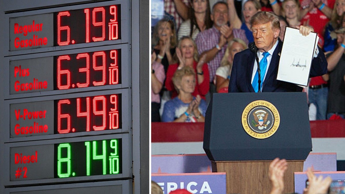 Trump permite el uso de diésel teñido de rojo para reducir costos del combustible