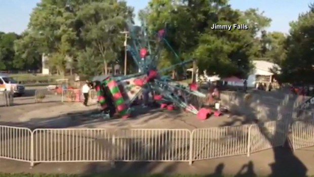 Accidente en parque de atracciones deja siete heridos